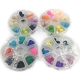 Kissteether DIYベビーテザーシリコンネックレスキット4箱入りの収納ケースが含まれていますシリコンビーズと木製ビーズの様々な形が含まれています完璧な赤ちゃんTeetherギフト食品グレード