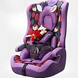 カーシート9ヶ月 - 12歳該当49.6 * 44.6 * 68.1cm (Color : Purple)