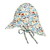 IPOTCH 全5色　キッズ　水着用帽子　　水泳帽子　日よけ帽子　サンハット　つば広　夏　男の子と女の子　uvカット - カニ, S