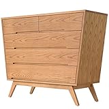 ライフスタイリングショップ チェスト 4段 幅120×奥行45cm  無垢 木製 オーク  AN-175LB AN-175LB