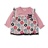 （ショコラ）chocola 長袖切替チュニックＴシャツ女の子 95 淡ピンク