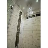 BOANN bnsps919ステンレススチール降雨シャワーヘッドin-wallシャワーパネル、8 "