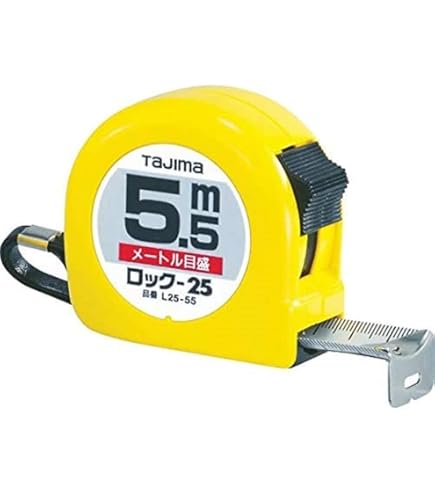 Amazon.co.jp: タジマ(Tajima) コンベックス 5.5m×22mm ロック22 尺