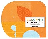 Petit Collage Color Me Placemats, Safari by Petit Collage