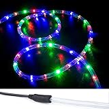 WYZworks multi-rgb pre-assembled LEDロープライト – 2ワイヤクリスマスHoliday Decorationインドア/アウトドア照明| UL & CSA認定