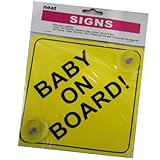 Baby on Board Child Safety includes 2 suction cup for your Car Vechicle Signs by Grids London