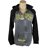 Wichita State Shockers公式NCAAジッパーフロントツートンカラーフード付きスウェットシャツXL by Glitterギア