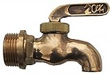 ＤＩＹ雨水タンク用蛇口　真鍮製カラン　２０Ａ　３／４”