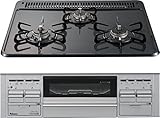 パロマ ビルトインコンロ PD-N34WV【プロパンガス用】 60cm幅 ホーロートップ スタンダード 温調機能 水なし両面焼グリル
