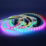 mokungit 13.1 Ft 4 M 60pixels / Mプログラム可能なLEDストリップライトws2812b内蔵5050 RGB ws2811個別アドレス可能なデジタル夢色フレックスLEDス