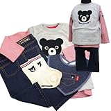 (mikihouse) ミキハウス(ベビー) Tシャツセット(44-1105-568) 赤（02）