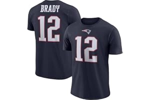 NFL メンズ レディース 半袖 Tシャツ 夏 プリント トップス ニューイングランド・ペイトリオッツ ラグビー チーム トレーニング ジャージ クルーネック カジュアル トップス 背番号12