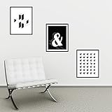 Removable Self-Adhesive Wall Stickers Frame Arrows 3D Notation 3D Hollow Cross Mural Art Decals Viny