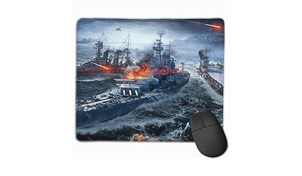 Amazon Co Jp 滑り止めマウスパッド 長方形ゴムマウスパッド 船ワールドオブウォーシッププリント ゲームマウスパッド パソコン 周辺機器
