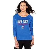 NHL New York Rangersレディーススウェットシャツ、ブルー、スモール
