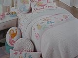 Maggie Miller Children's Cotton Appliqued Reversible Mermaid Quilt Full/Queen [並行輸入品]