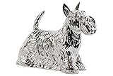 Urban Trends Collection 46883 Ceramic Standing Scottish Terrier Dog Figurine - Large, Polished Chrom