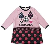 【秋冬物】 chocola(ショコラ) 薄手裏毛ワンピース 80cm /淡いピンク NO.CH-1512-52069