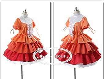 サクラチェッカー】高品質偽物語 斧乃木余 接 コスプレ衣装+髪飾り+ 