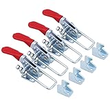 トグルクランプ ラッチタイプトグルクランプセット ハンドツールメタル保持能力 163kg / 360lbs GH-40323 4PCS Akozon