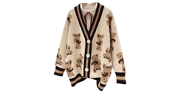 Pooh Sweater Cardigan 2021 New Student 