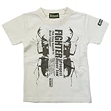 《初夏盛夏対応》 Reboot(リブート) 40/2天竺クワガタ虫半袖Tシャツ 110cm/Iv NO.AH-1881307