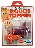 Pouch Topper 2-CT Orange and Purple Stops food pouch mess the best! Protects mouths + promotes self-