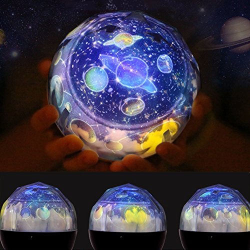 ナイトライト星空投影ランプ 360度回転 多色変更可能 スタープロジェクター ライト,プラネタリウム 家庭用 子供用 誕生日プレゼントにぴったり ナイトライト星空投影ランプ 360度回転 多色変更可能 スタープロジェクター ライト,プラネタリウム 家庭用 子供用 誕生日プレゼントにぴったり