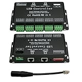 DMX LED Decoder Controller for RGBW RGB LED Strip Light DMX512 Dimmer Driver DC5-24V 5A/CH (12 Chann
