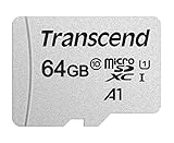 トランセンド microSDカード 64GB UHS-I U1 A1 Class10【データ復旧ソフト無償提供】Nintendo Switch 動作確認済 TS64GUSD300S-AE【Amazon.co.jp限定】