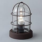 タカショー HBF-D17B マリンライト ローボルト デッキタイプ セピアブラウン （電球色） Φ132×H198