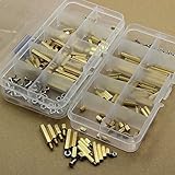 Aussel 240pcs M2 M3 brass Spacer Standoff nut Assortment Kit by Aussel