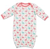 bestaroo Baby Gown inピンクフラミンゴピンク0 – 3 Months