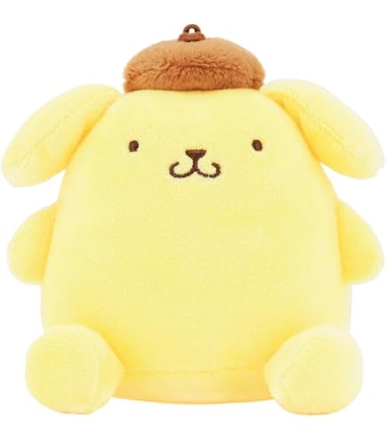 Amazon.co.jp: ポムポムプリン ポム顔 BIGぬいぐるみ 単品 : おもちゃ
