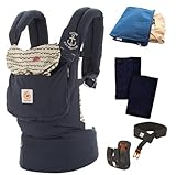 Ergobaby SG新仕様 【日本正規品保証　日本限定ベビーウエストベルト付】エルゴベビー ベビーキャリア セーラー スペシャルセット（よだれパッド＋収納ポーチ付き）