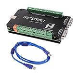 IPOTCH CNCコントローラ Mach3 ブレークアウトボード USBケーブル 3軸 ステッピングモータ 16チャンネル 6個同時制御