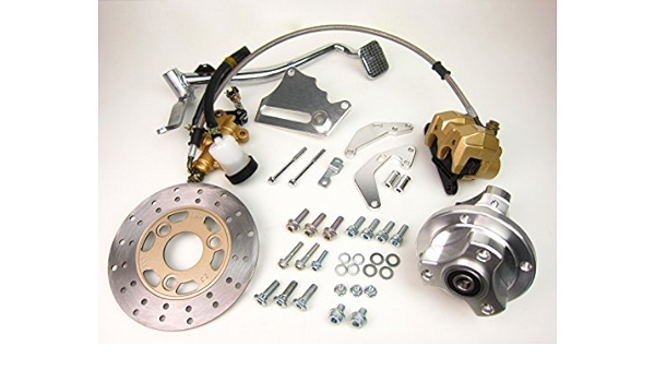 Amazon モンキー ゴリラ 10インチホイール対応リアディスクブレーキキット 専用ペダル付き No8123 ディスクローター 車 バイク