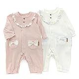 Lily ivory(リリー アイボリー) カバーオール (70～80cm) キムラタンの子供服 (71663-171a) ピンク 70
