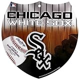 MLBシカゴホワイトソックス8 " x 8 "プラスチックシールドSign