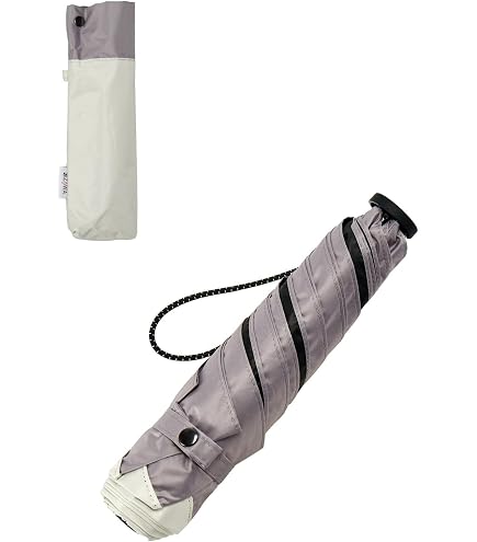 Amazon.co.jp: COKAGE+ 3段折りたたみ日傘 限定色 スノーグレー×リリー