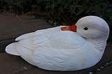 鳥の置物 アヒルの置物 ３７３８-００ とり トリ ガーデン オーナメント オブジェ 雑貨 インテリア 庭 ガーデニング リアル ディスプレィ あひ