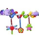 ベビー　おもちゃ 　ベビーベッドハンギング　吊り下げおもちゃ　bbデバイス　ぬいぐるみ　可愛い　プレゼント (D)