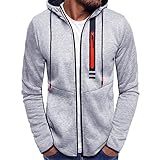 パーカー メンズ Holdego 無地 パーカー メンズ 長袖 フィット クルーネック スウェット 花柄 スプライス スウェット フ ルジップフーディジップパーカー シンプル カジュアル メンズ アウ