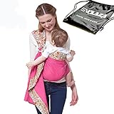 E'Plaza 6 in 1 Walkabout Sling Ring Baby Stretchy Carrier Shoulder Pouch Wrap Comfort Backpack Breas