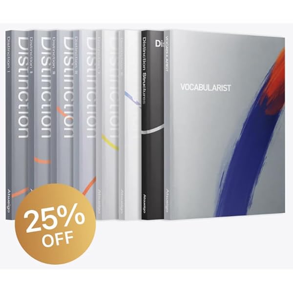 Amazon.co.jp: Distinction 6冊 + Vocabularist セット【オリジナル