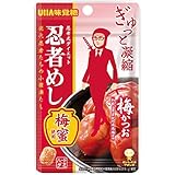 味覚糖 旨味シゲキックス 忍者めし 梅かつお味 20G (10×2) 20袋