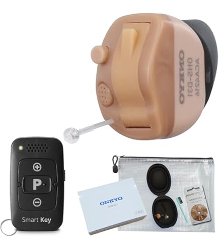 オンキョー OHS-D31 集音器 Amazon.co.jp: ONKYO オンキョー 耳穴式デジタル補聴器 OHS-D31 (左耳
