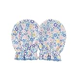 (チャックルベビー) chuckle BABY * スウィートガール * 小花柄 ミトン 水色 サイズなし P9475-00-30