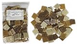 【アウトレット品】SGガラスモザイクSG-GLASS-151297ブラウン系3色MIX200g入