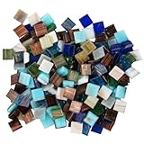 Jennifer's Mosaics Variety Mix 3/8-Inch Gold Veined Venetian Style Glass Mosaic Tile, Assorted Color